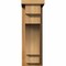 Ekena Millwork Mediterranean Rough Sawn Corbel w/Backplate, Western Red Cedar, 6"W x 14"D x 18"H COR06X14X18MED01RWR - alternate 4